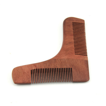 venda quente de metal de plástico de madeira grooming beard shaping tool